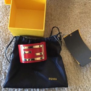 Authentic Fendi Cuff Bracelet